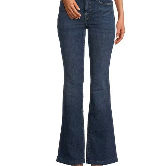 Good Legs Flare Denim Mid Rise Jeans